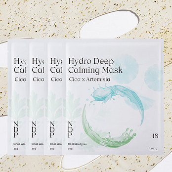 NDP [NDP]시카 x 쑥 하이드로 딥 카밍 마스크 4매입 | 신세계V