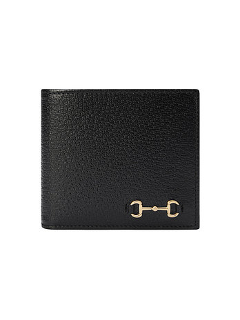 GUCCI [GUCCI] 26SS 금장 홀스빗 코인 반지갑 블랙 700464 DJ20G 1000 | 신세계V