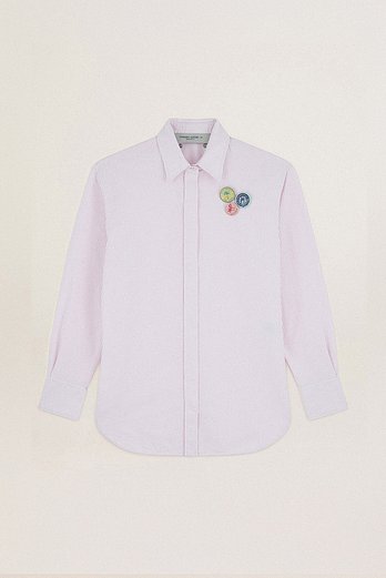 GOLDEN GOOSE KOREA [공식 스토어] 골든구스  여성 올오버 투알 드 주이 패턴 자카드 셔츠 GWP00820 P000710 81628 | 신세계V