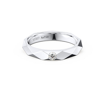 MIKO [미꼬] 앙상블 1부 0.1ct 다이아몬드 반지 남성 | 신세계V