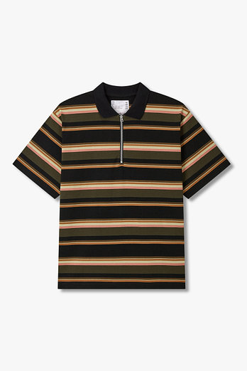 SACAI 남성 호리존탈 스트라이프 티셔츠 | 신세계V