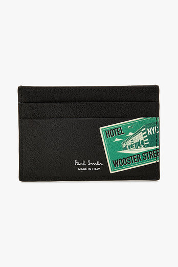 PAUL SMITH 레더 호텔 스티커 카드 홀더 | 신세계V