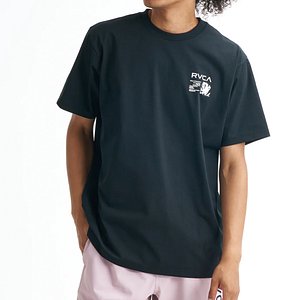 RVCA(루카) 루카 남성 PROGRAM 반팔 래쉬가드 티셔츠 (VG11RS101BLK) | 신세계V
