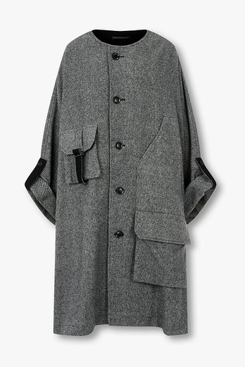 Yohji Yamamoto [Y's]다이아고날 오버사이즈 코트 | 신세계V