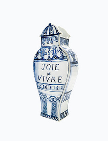 TWIG NEW YORK 트위그뉴욕 몰리해치 화병_JOIE (M)_Blue | 신세계V