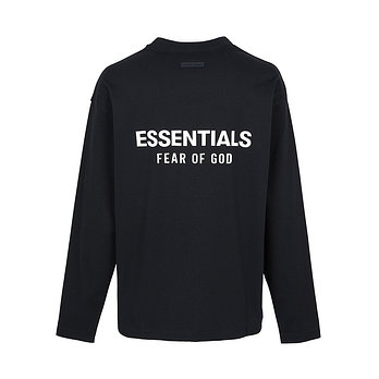 FEAR OF GOD [FEAR OF GOD] 피어오브갓 에센셜 남성 긴팔티셔츠 125AS254181F VINTAGE BLACK | 신세계V