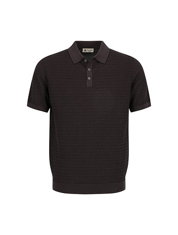 FERRARO MILANO [페라로밀라노]톤온톤 카라 니트 D/브라운 (AM0GTSY25258) | 신세계V