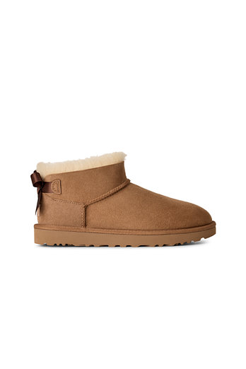 UGG [WOMEN] 양모 새틴 리본 미니 부츠  (울트라 미니 베일리 보우) | 신세계V