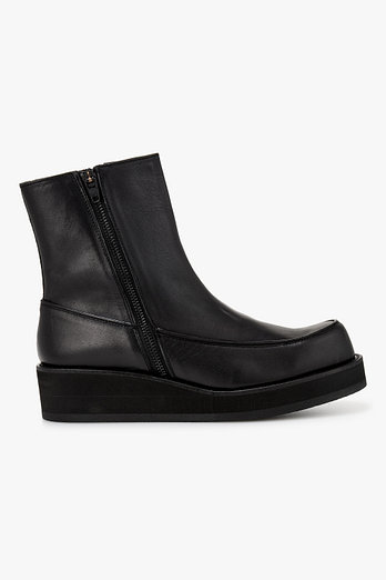 Yohji Yamamoto [Y's] 스무스 레더 틱 솔 지퍼 부츠 | 신세계V