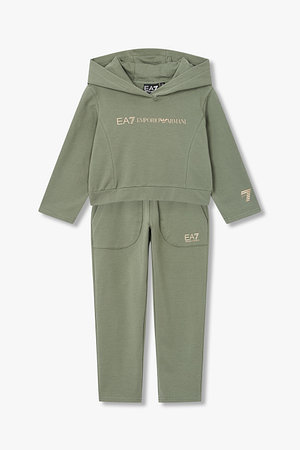 EMPORIO ARMANI JUNIOR(엠포리오 아르마니 주니어) [여아] EA7 샤이닝 로고 상하의 세트 | 신세계V