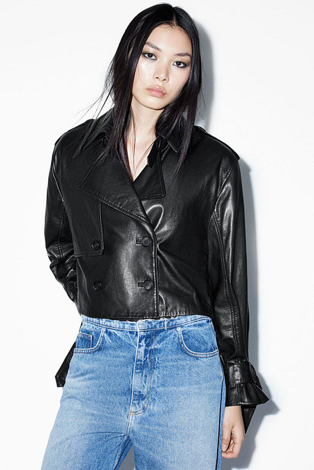 ALLSAINTS 올세인츠 헨드리 크롭 트렌치 W113LB-5 | 신세계V