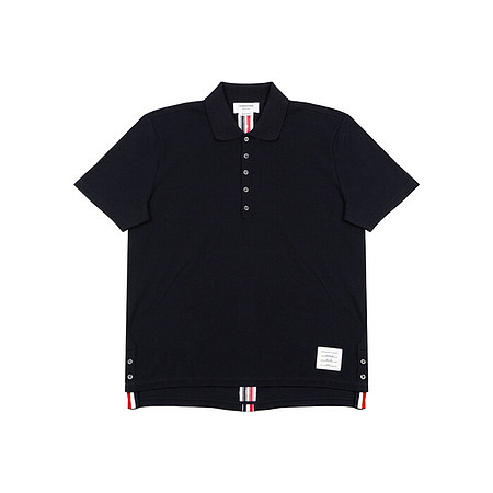 THOM BROWNE(톰브라운) [명품] 톰브라운 스트라이프 폴로 남성 반팔티 MJP042A 00050 415 47581144 | 신세계V
