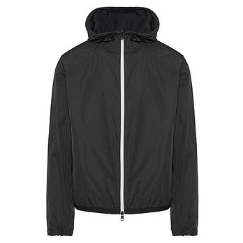 MONCLER [명품] 몽클레어 24SS CLAPIER 백로고 프린팅 후드 자켓 블랙 1A000 98 54A91 999 38723748 | 신세계V