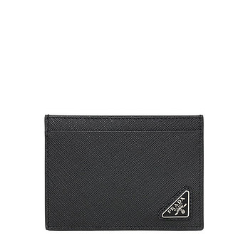 PRADA 프라다 26SS 블랙 사피아노 카드지갑 2MC130 QHH F0002 | 신세계V