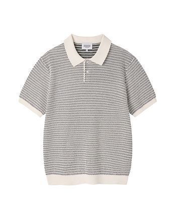 BROMPTON LONDON COLLAR SWEATER - O/WHITE (P262MKT130) | 신세계V