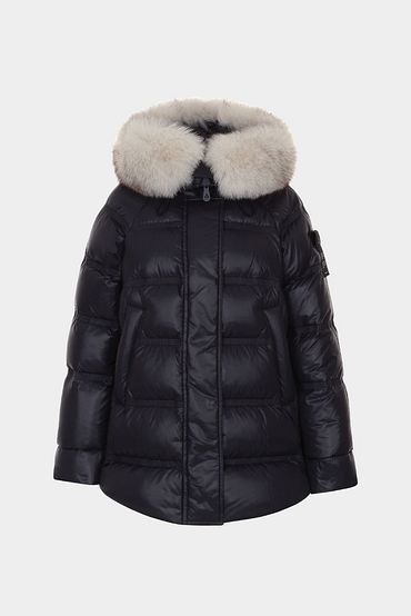 PEUTEREY(페트레이) [공식]페트레이 여성 타칸 유광[TAKAN BG 04 FUR R] 다운 네이비 PRWDW001G0FNV | 신세계V