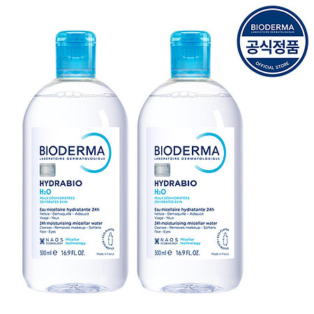 BIODERMA [바이오더마] 하이드라비오 H2O 500ml x2 | 신세계V