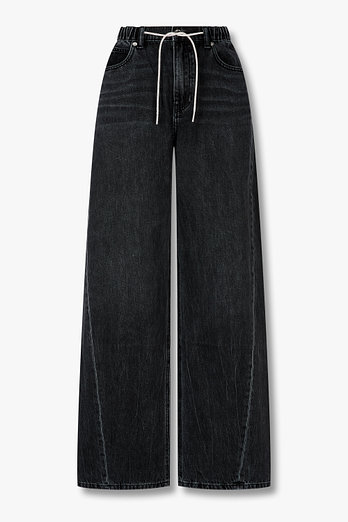 ALEXANDERWANG 크리스탈 드로스트링 벌룬 진 | 신세계V