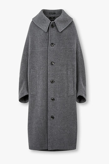 Yohji Yamamoto [Y's]울 블렌드 오버사이즈 코트 | 신세계V