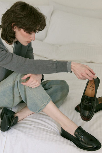 A PIED MARCHE Vannes 소가죽 페니 로퍼 3cm -PM3019 (2color) | 신세계V