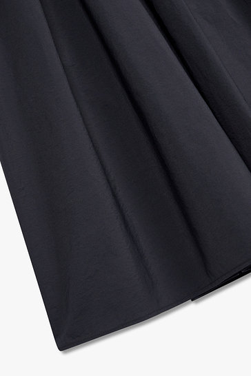 넥 리본 셔츠 롱 원피스