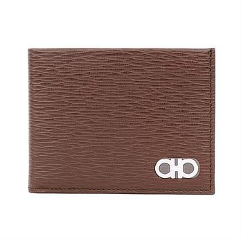 FERRAGAMO 페라가모 간치니 로고 투톤 반지갑 66-A064 0749672 | 신세계V