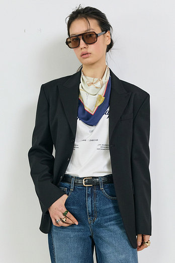 L`H.A.S SIGNATURE TAILORED JACKET_BLACK | 신세계V
