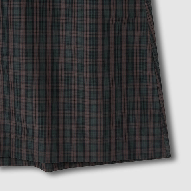 여 사각사각 민소매 미디 원피스