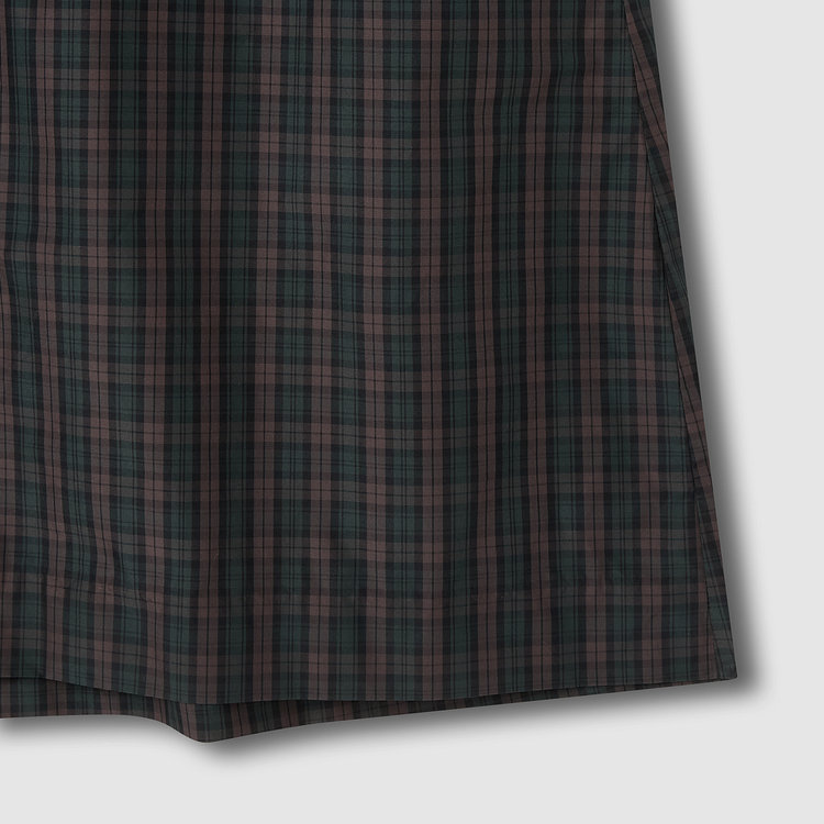 여 사각사각 민소매 미디 원피스