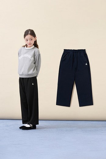 BEANPOLE KIDS [시즌오프30%][BEANPOLE KIDS] 26SS 여아 골지 여아 와이드 팬츠 (2종 택1) | 신세계V