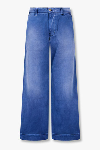 MAN ON THE BOON [MADE IN USA] 헤링본 패턴 워크 팬츠 | 신세계V