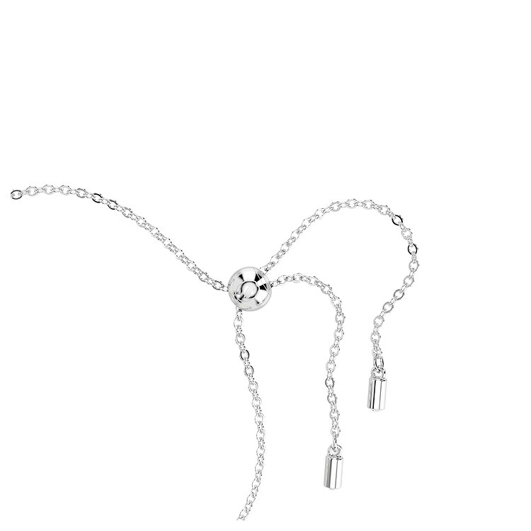 SWAROVSKI(스와로브스키) [스와로브스키/본사정품] Iconic Swan 펄 그레이 로듐 팔찌M 5680851 | 신세계V