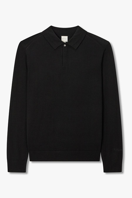 PAUL SMITH 롱 슬리브 울 폴로 스웨터 | 신세계V