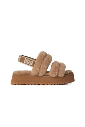 UGG [WOMEN] 양모 스트랩 플랫폼 슬리퍼  (디스코 투 스트랩) | 신세계V