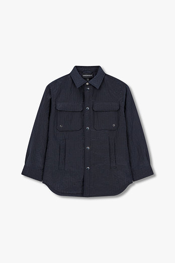 EMPORIO ARMANI JUNIOR [남아] 패디드 시어서커 셔츠 자켓 | 신세계V