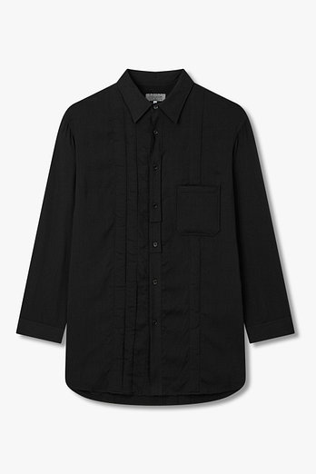 Yohji Yamamoto [HOMME]패딩 패치 셀룰로오스 셔츠 | 신세계V