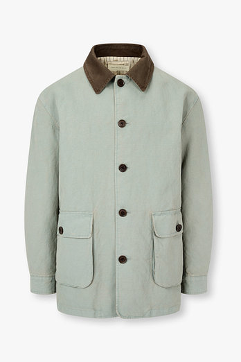 MAN ON THE BOON 빈티지 워싱 반 자켓 | 신세계V