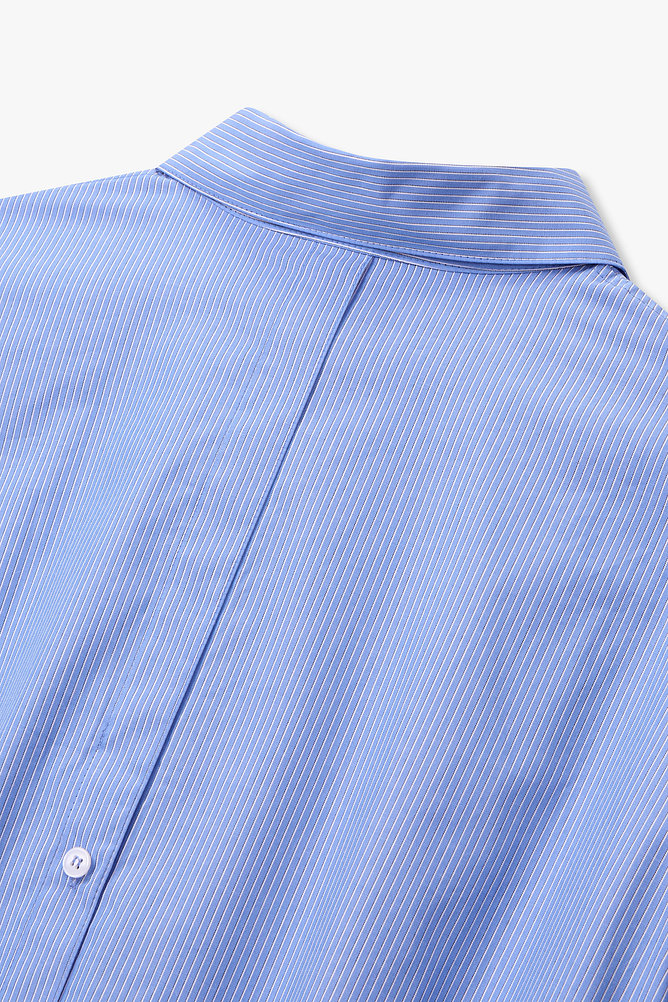 스트라이프 패턴 포켓 셔츠