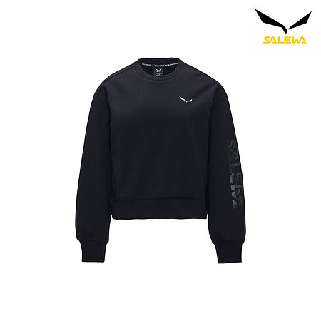 SALEWA 살레와여성 라바레도 살레와 로고 프린트 맨투맨 O2LT451BLKW | 신세계V