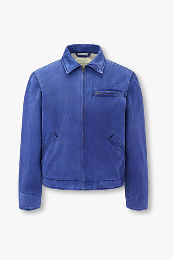 MAN ON THE BOON 헤링본 패턴 워크 자켓 | 신세계V