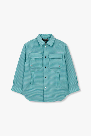 EMPORIO ARMANI JUNIOR [남아] 패디드 시어서커 셔츠 자켓 | 신세계V