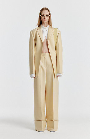 EENK(잉크) YOHO Turn-up Pants - Yellow | 신세계V