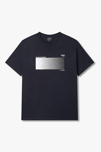 ARMANI EXCHANGE 남성 로고 프린트 레귤러 핏 티셔츠 | 신세계V