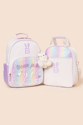 BEANPOLE KIDS [26SS 5%][BEANPOLE KIDS] 투명몰드 빙키 책가방 세트  라이트 퍼플 (PS00136860V) | 신세계V
