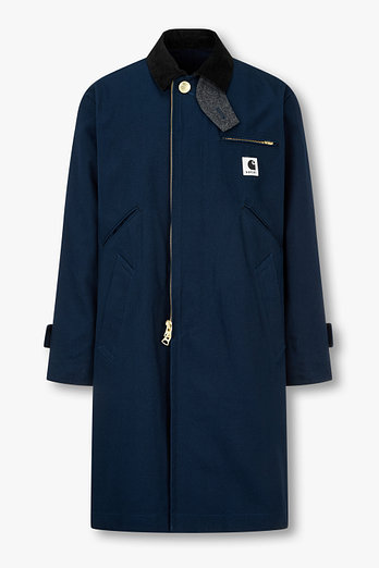 SACAI [CARHARTT WIP] 남성 코튼 덕 코트(네이비) | 신세계V