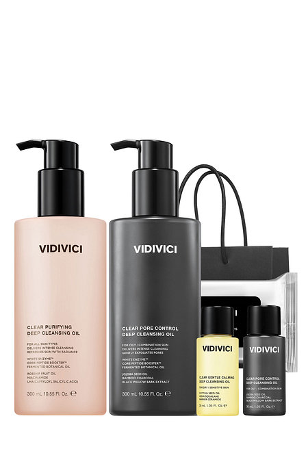 VIDIVICI [Exclusive] 클리어 클렌징 오일 듀오 세트 (사은품 증정) | 신세계V