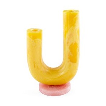 JONATHAN ADLER [JONATHAN ADLER(조나단 아들러)]Mustique Double Tube Vase | 신세계V