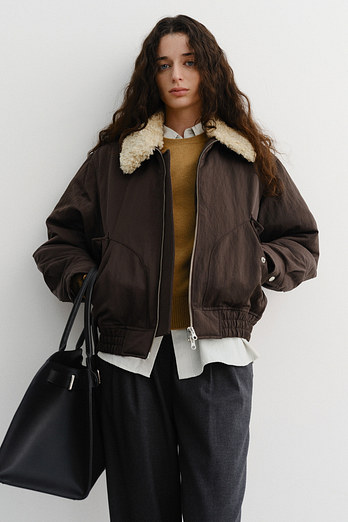 DUNST UNISEX FLIGHT PADDED JACKET BROWN_UDJU5D125W2 | 신세계V