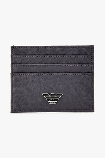 EMPORIO ARMANI 남성 이글 플레이트 사피아노 카드 홀더 | 신세계V
