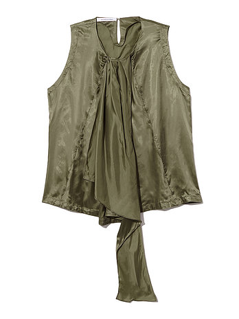 ADEKUVER [BIANCA SAUNDERS] 비앙카 손더스 베이지 서라운드 블라우스 504 | 신세계V